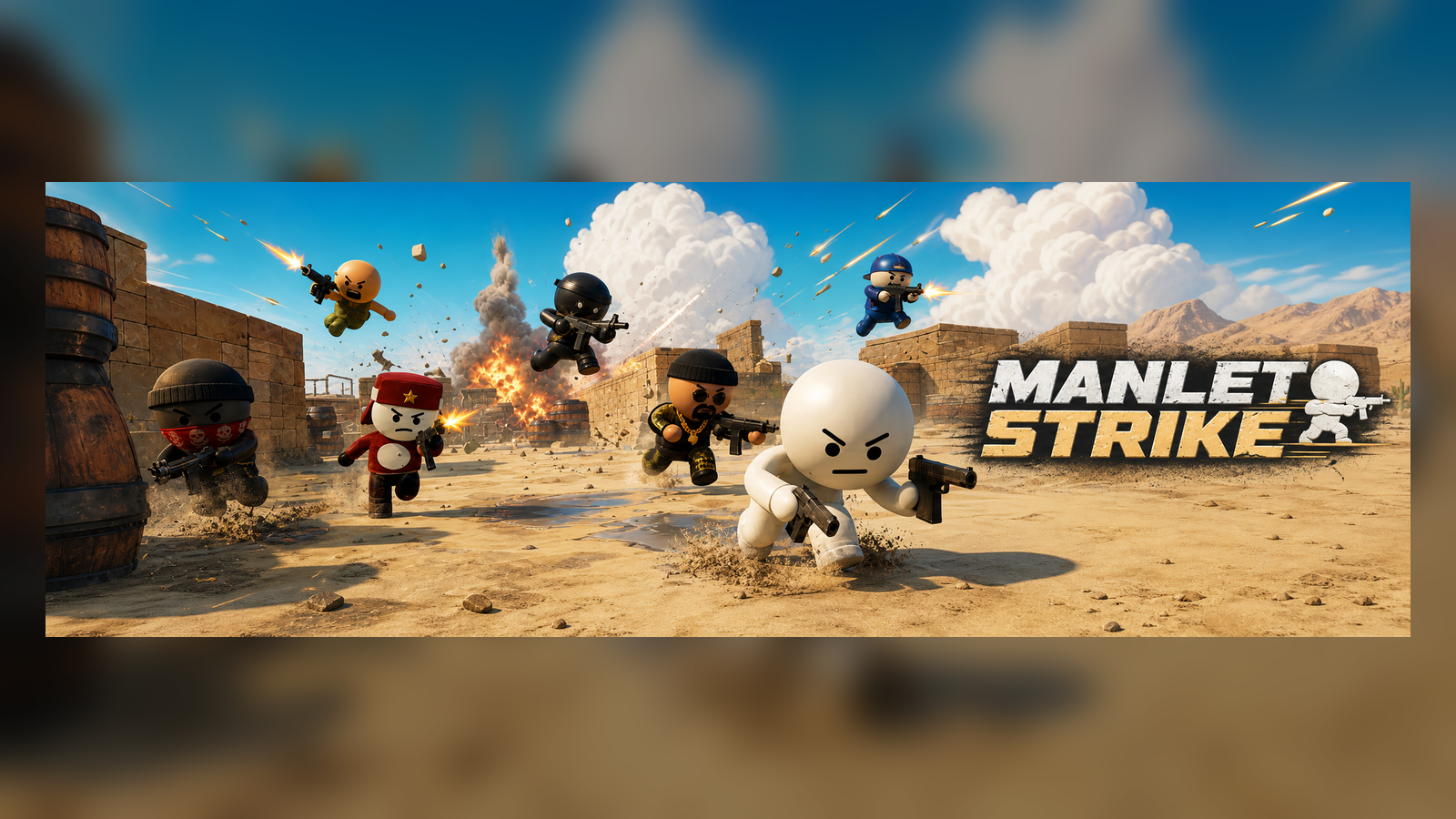 MANLET STRIKE arena art